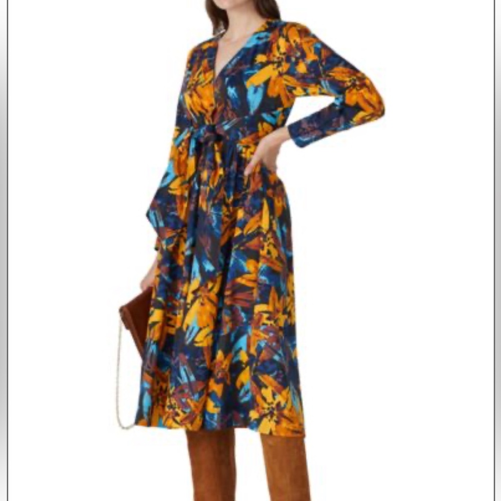 Marissa Webb Lily Floral Shirtdress Size O